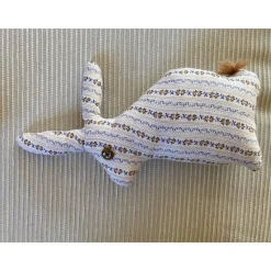 Hasenpaar aus geblümtem Baumwollstoff, genähte Hasen im Set für Frühjahrs- und Osterdekoration