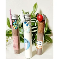 Hasensuppe, Schweizer Trinkschokoladen im Reagenzglas, Mitbringsel, Gastgeschenk, Ostern, Geschenk, Mitgebsel, Give away