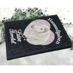 Hausaufgabenheft Hülle Filz Pferd Grundschule Schulheft Schutzhülle Umschlag Geschenkidee Einschulung