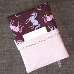 Hausaufgabenheft-Hülle für ein Spiralheft, zur Einschulung, Aufgabenhefthülle für Mädchen