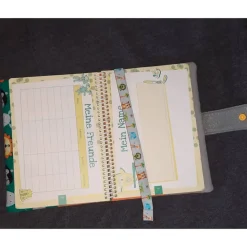 Hausaufgabenheft-Hülle zur Einschulung, Aufgabenhefthülle für Spiralbindung