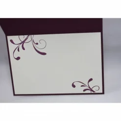 Hübsche Glückwunschkarte zur Konfirmation "Schnörkel"