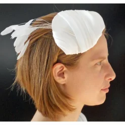 Headpiece Fascinator Diva mit Federn