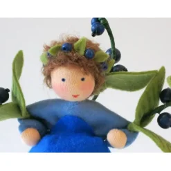 Heidelbeere - Blumenkind - Jahreszeitentisch - Waldorf Art - Art.Nr.SO12