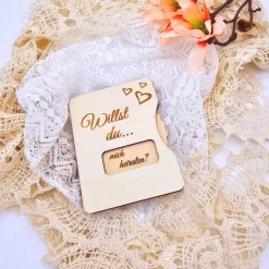 Heiratantrag | Willst du mich heiraten | Verlobung | Möchtest du meine Frau werden | Heiratsantrag Geschenk | Brautpaar