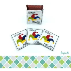 Helau! Hülle für die kleine oder normale quadratische Schokolade