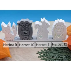 Herbst Steckerchen in Pastell – Handgemachte Deko zum Sammeln & Kombinieren