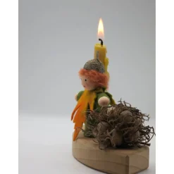 Herbstblatt - Stecker - Jahreszeitentisch - Geburtstagsring - Stecker - Herbst - Geburtstag - Art.Nr. HE12