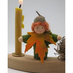 Herbstblatt - Stecker - Jahreszeitentisch - Geburtstagsring - Stecker - Herbst - Geburtstag - Art.Nr. HE12