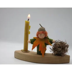 Herbstblatt - Stecker - Jahreszeitentisch - Geburtstagsring - Stecker - Herbst - Geburtstag - Art.Nr. HE12