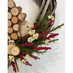 Herbstdeko Herbstkranz Igel