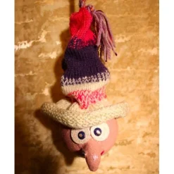 Herbstdeko KUGELHEXEN– Handgemachte Hexen aus Kunststoffkugeln für Deine Halloweenparty Fliegenpilz