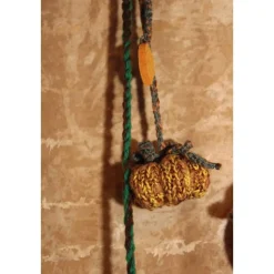 Herbstdeko KUGELWICHTEL KÜRBIS Handgemachte Wichtel aus Kunststoffkugeln für Deine Herbstdekoration