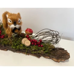 Herbstgesteck Herbstdeko Herbst Eichhörnchen