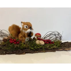 Herbstgesteck Herbstdeko Herbst Eichhörnchen