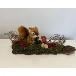 Herbstgesteck Herbstdeko Herbst Eichhörnchen