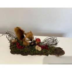 Herbstgesteck Herbstdeko Herbst Eichhörnchen