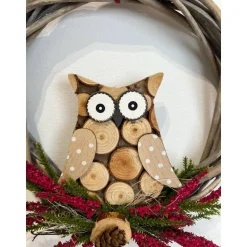 Herbstkranz Herbstdeko Eule