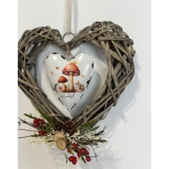 Herbstkranz Herbstdeko Pilz