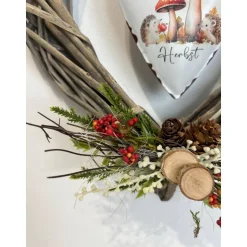 Herbstkranz Herbstdeko Pilz