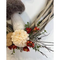 Herbstkranz Herbstdeko Pilz