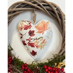 Herbstkranz Herbstdeko Pilz