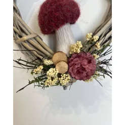 Herbstkranz Herbstdeko Pilz