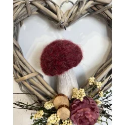 Herbstkranz Herbstdeko Pilz