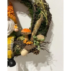 Herbstkranz Herbstdeko Wichtel