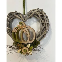 Herbstlicher Kranz Herbstkranz Herbstdeko Türkranz Türschmuck Türdeko Wohndeko Kürbis