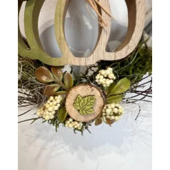 Herbstlicher Kranz Herbstkranz Herbstdeko Türkranz Türschmuck Türdeko Wohndeko Kürbis