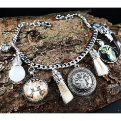 Herren-Charivari , Trachtenschmuck, 1- reihig, Bertold