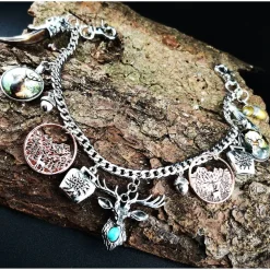 Herren-Charivari , Trachtenschmuck, 1- reihig, Bertl