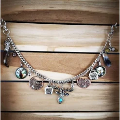 Herren-Charivari , Trachtenschmuck, 1- reihig, Bertl