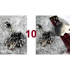 Herren-Charivari aus Edelstahl, Trachtenschmuck, 2- reihig, Josef