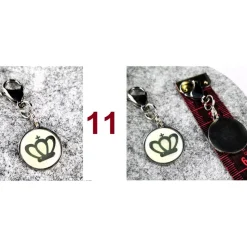 Herren-Charivari aus Edelstahl, Trachtenschmuck, 2- reihig, Frank