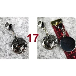 Herren-Charivari aus Edelstahl, Trachtenschmuck, 1- reihig, Anton