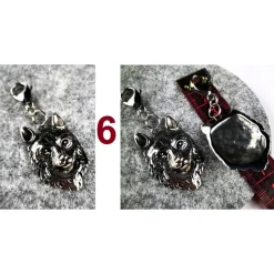 Herren-Charivari aus Edelstahl, Trachtenschmuck, 1- reihig, Max