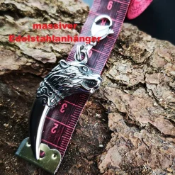 Herren-Charivari aus Edelstahl, Trachtenschmuck, 1- reihig, Jäger