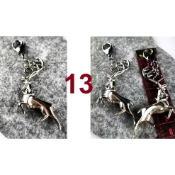 Herren-Charivari aus Edelstahl, Trachtenschmuck, 1- reihig, Erich