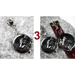 Herren-Charivari aus Edelstahl, Trachtenschmuck, 1- reihig, Johann