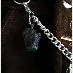 Herren-Charivari aus Edelstahl, Trachtenschmuck, 1- reihig, Wolfi