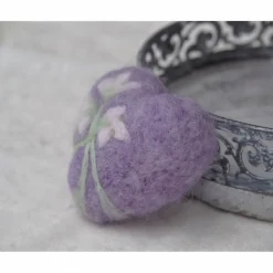 HERZ * FILZHERZ * 100 % WOLLE * HANDGEARBEITET * LILA/ROSA/GRÜN * Produkt #565909