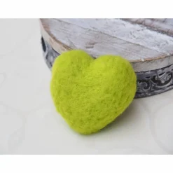 HERZ * FILZHERZ * FRÜHLING * AUF WUNSCH ANFANGSBUCHSTABEN * 100 % WOLLE * Produkt #557493