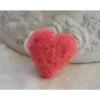 HERZ * FILZHERZ * ZUR DEKORATION * FRÜHLING * 100 % WOLLE * HANDGEARBEITET * ROT/WEISS * Produkt #717456