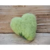 HERZ * FILZHERZ * ZUR DEKORATION * FRÜHLING * 100 % WOLLE * HANDGEARBEITET * GRÜN/BLAU * Produkt #719637