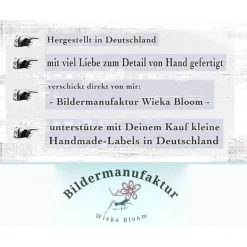 HERZ - ROTER BALLON Romantisches Bild auf Holz Leinwand Kunstdruck Geschenk Wandbild Landhausstil Shabby Chic