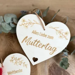 Herz Alles Liebe zum Muttertag / Beste Mama