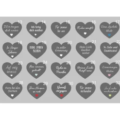 Herz aus Schiefer: Eine besondere Grabdeko und liebevolles Geschenk für Hinterbliebene!