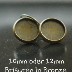 Herz Engel Ohrringe Cabochonschmuck verschiedene Fassungen